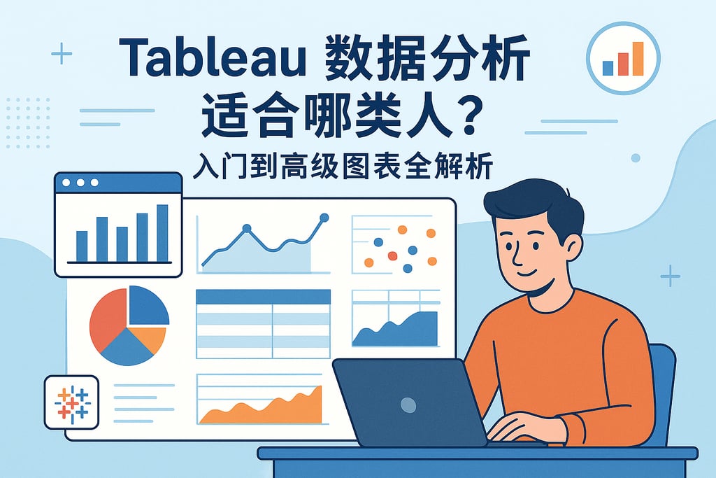 Tableau数据分析适合哪类人？入门到高级图表全解析