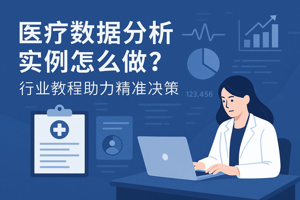 医疗数据分析实例怎么做？行业教程助力精准决策