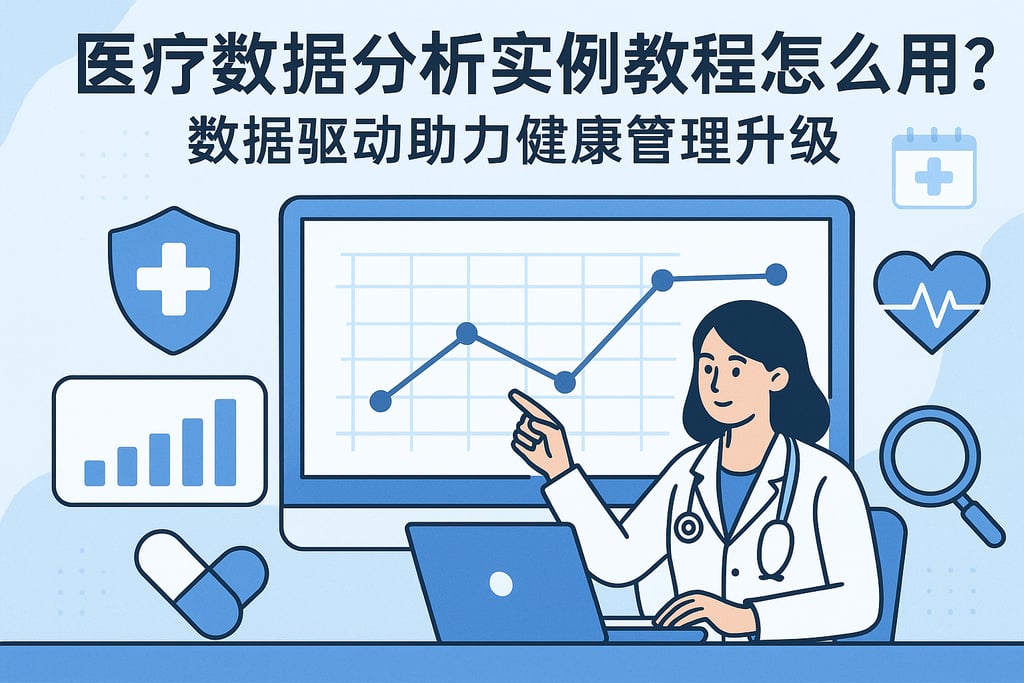 医疗数据分析实例教程怎么用？数据驱动助力健康管理升级