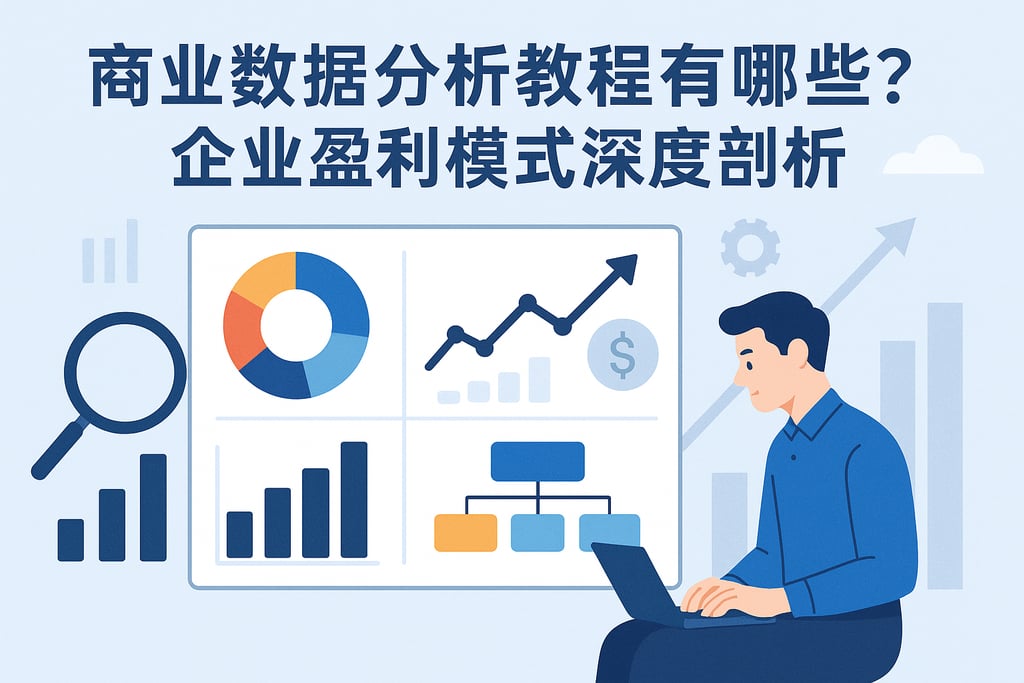商业数据分析教程有哪些？企业盈利模式深度剖析