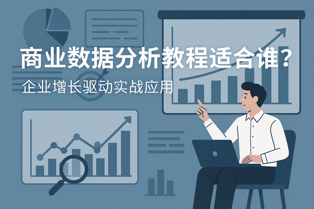 商业数据分析教程适合谁？企业增长驱动实战应用