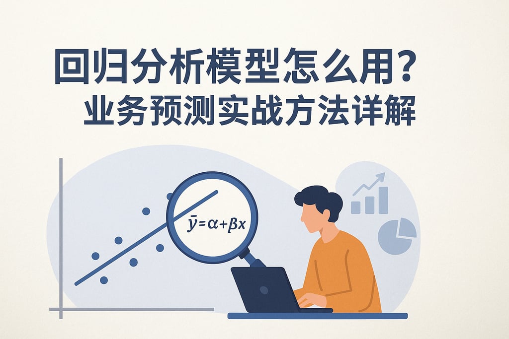 回归分析模型怎么用？业务预测实战方法详解
