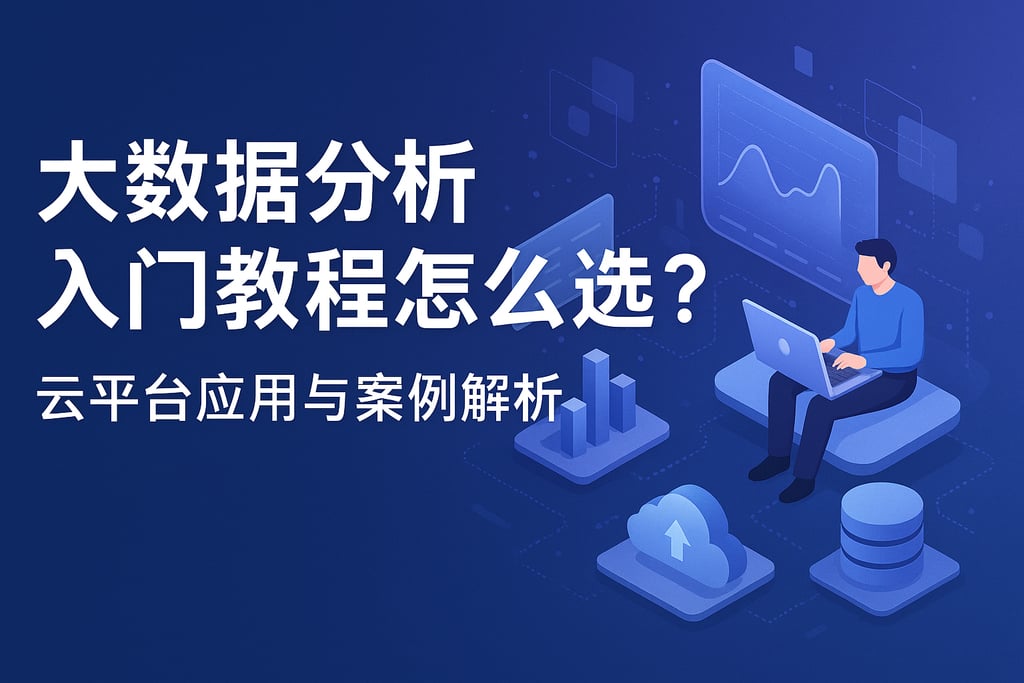 大数据分析入门教程怎么选？云平台应用与案例解析