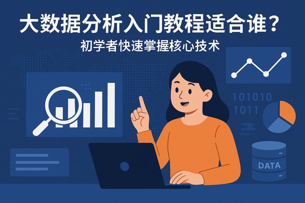 大数据分析入门教程适合谁？初学者快速掌握核心技术