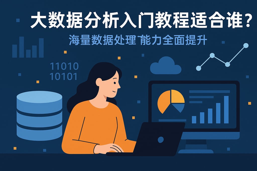 大数据分析入门教程适合谁？海量数据处理能力全面提升