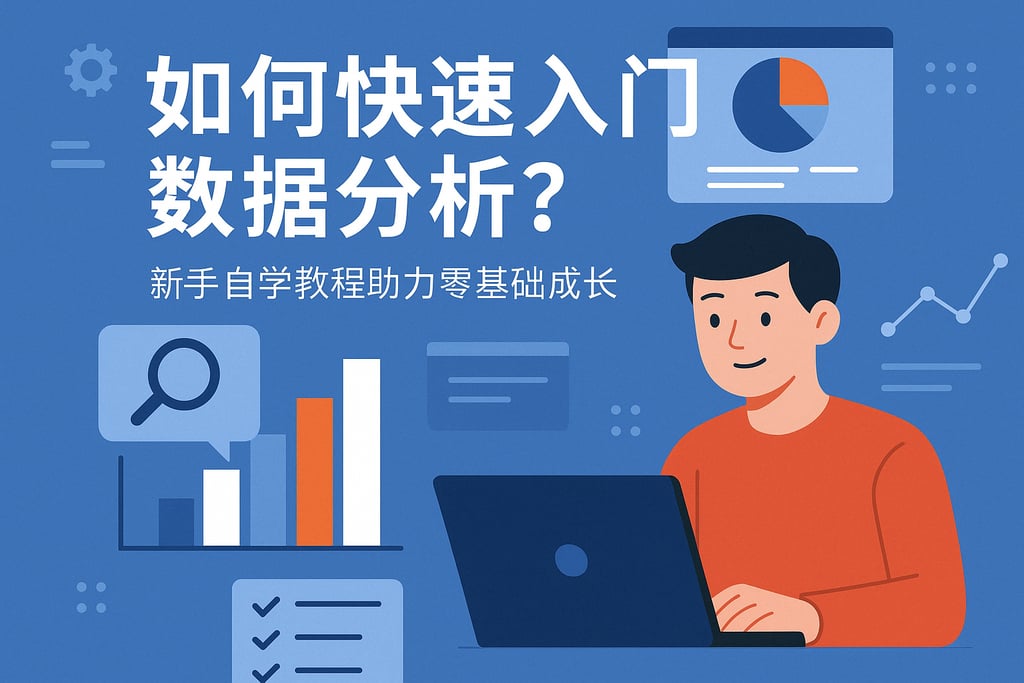 如何快速入门数据分析？新手自学教程助力零基础成长