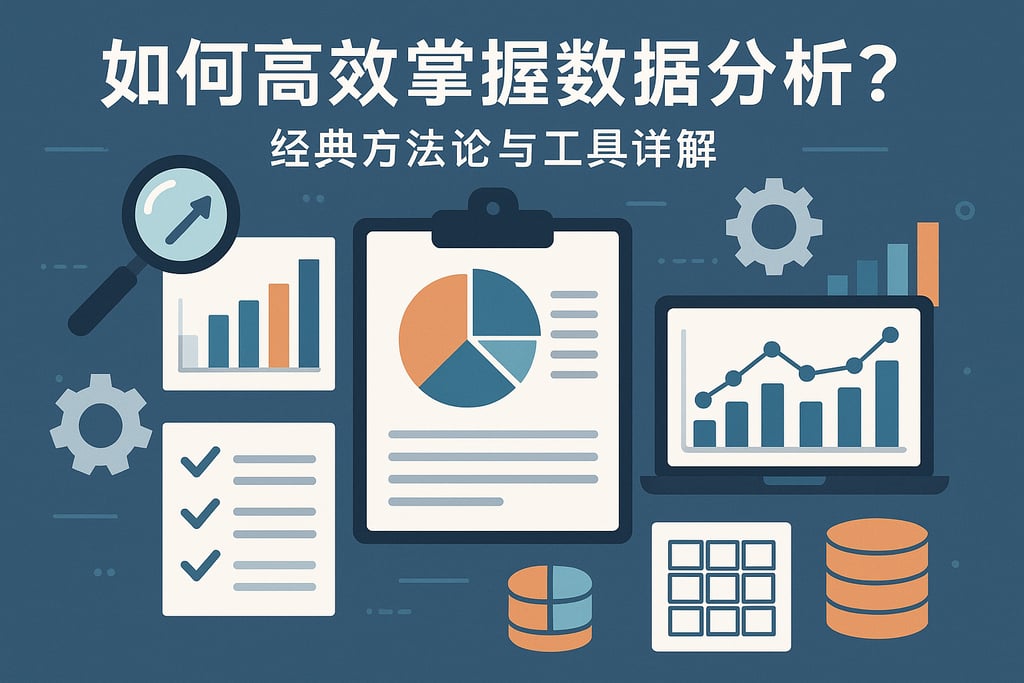 如何高效掌握数据分析？经典方法论与工具详解