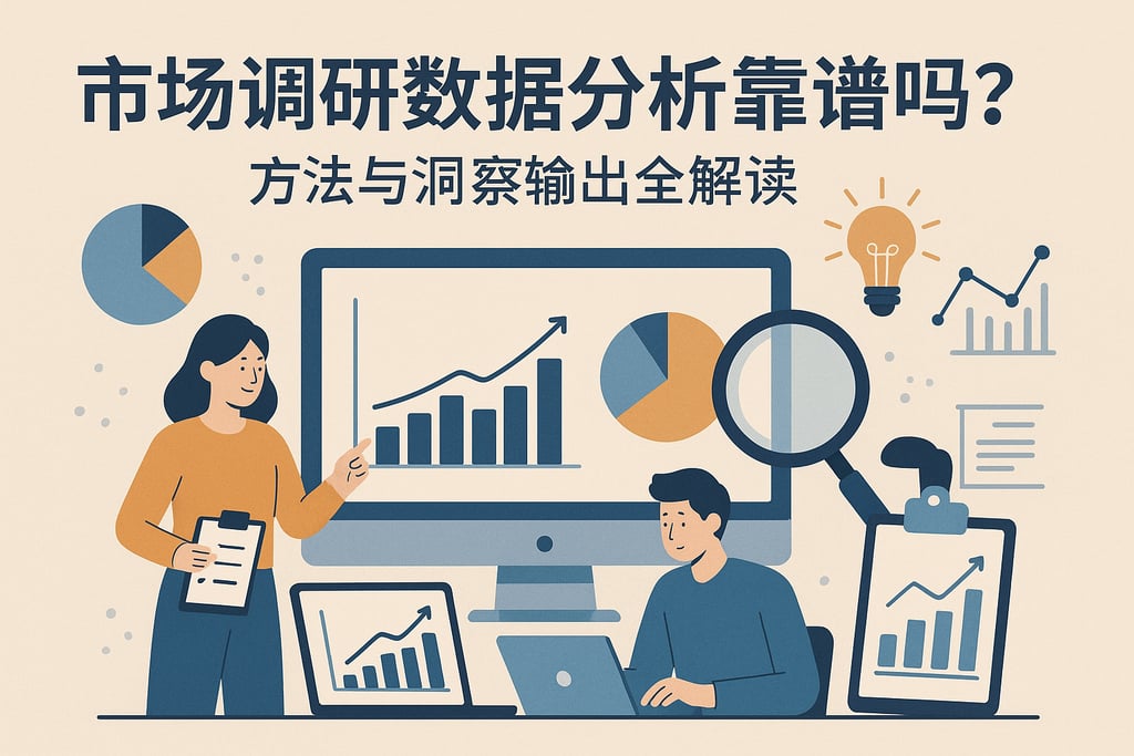 市场调研数据分析靠谱吗？方法与洞察输出全解读