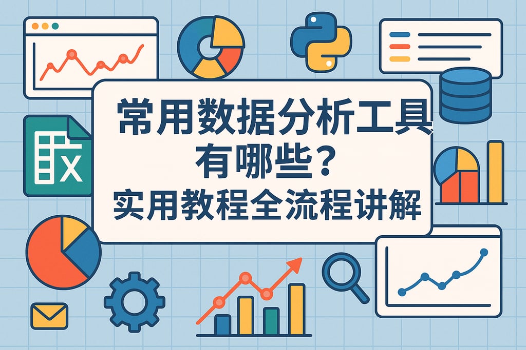 常用数据分析工具有哪些？实用教程全流程讲解