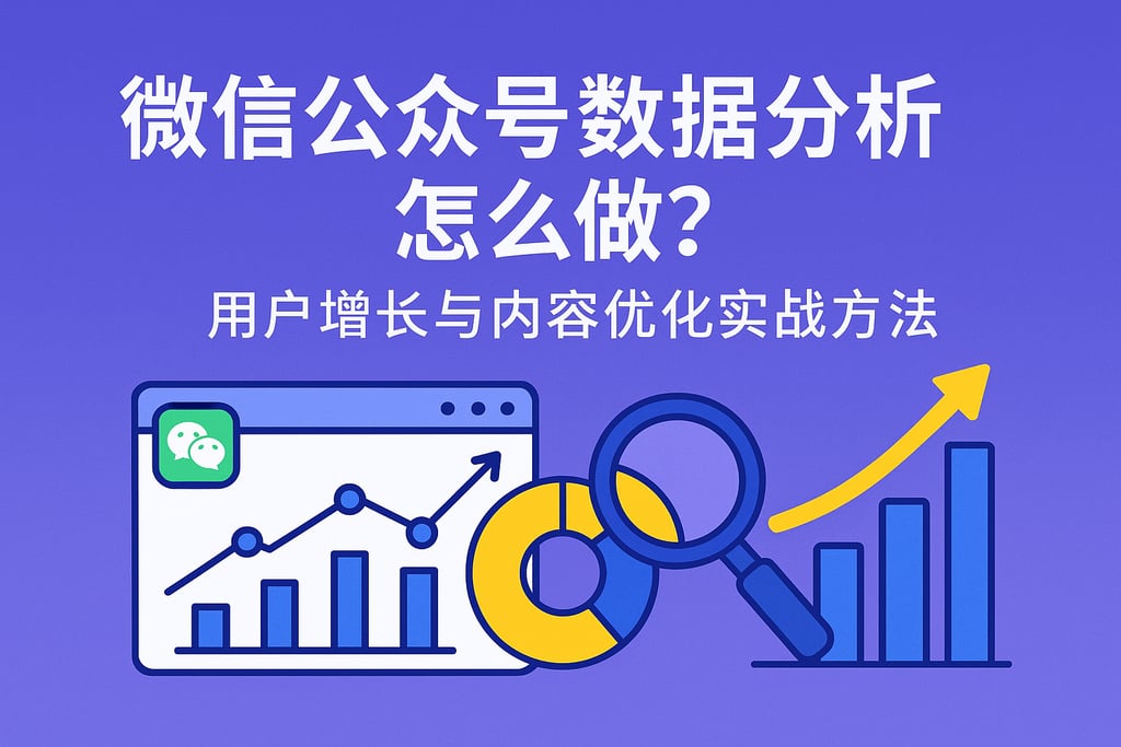 微信公众号数据分析怎么做？用户增长与内容优化实战方法