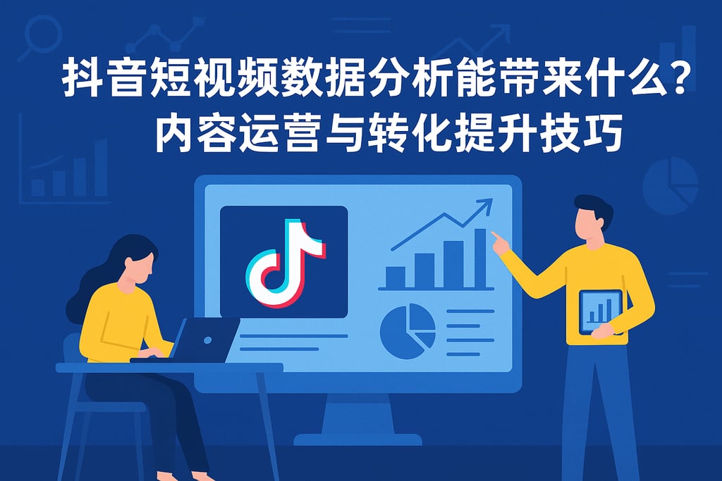 抖音短视频数据分析能带来什么？内容运营与转化提升技巧