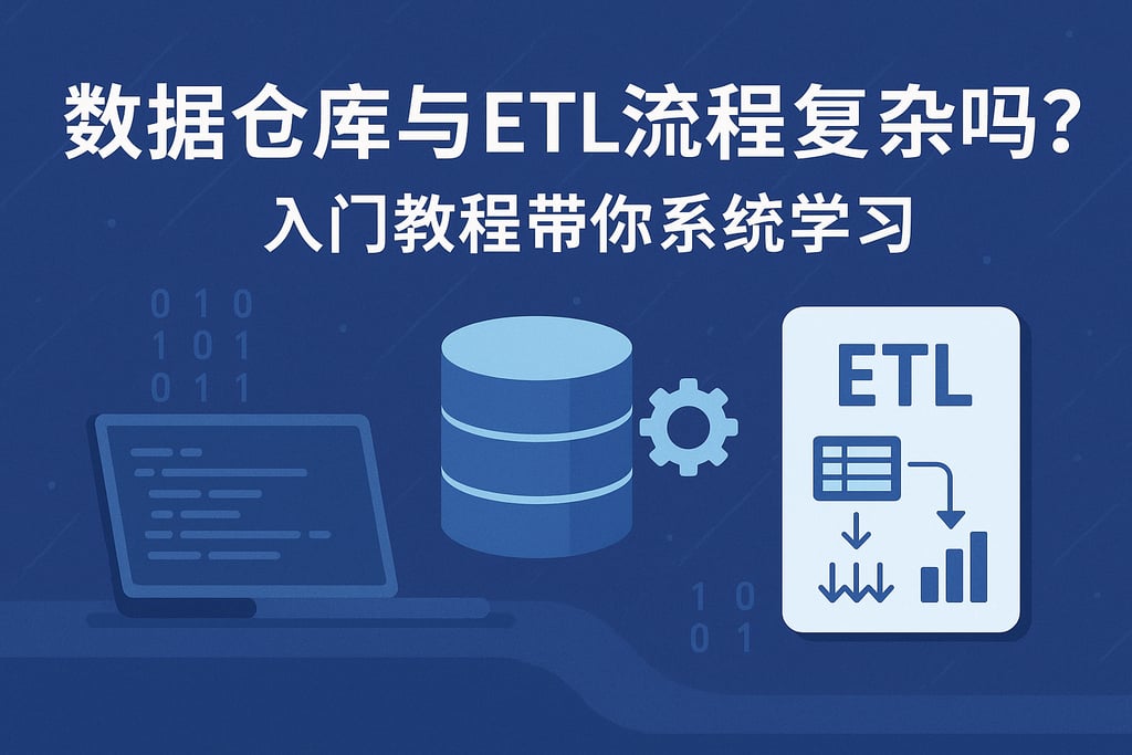 数据仓库与ETL流程复杂吗？入门教程带你系统学习