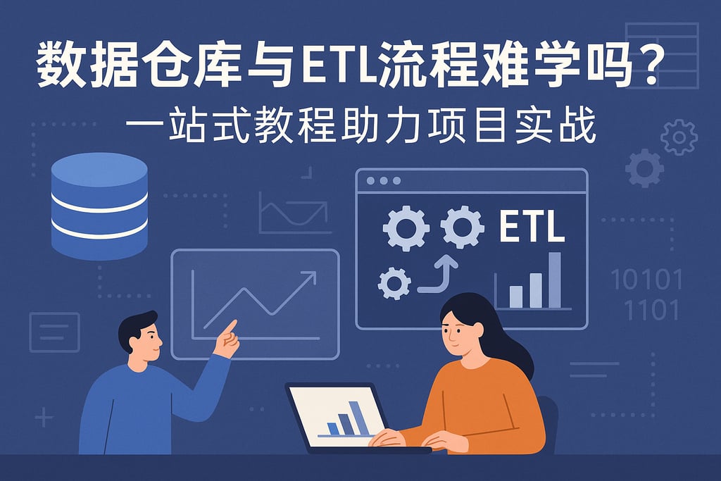 数据仓库与ETL流程难学吗？一站式教程助力项目实战