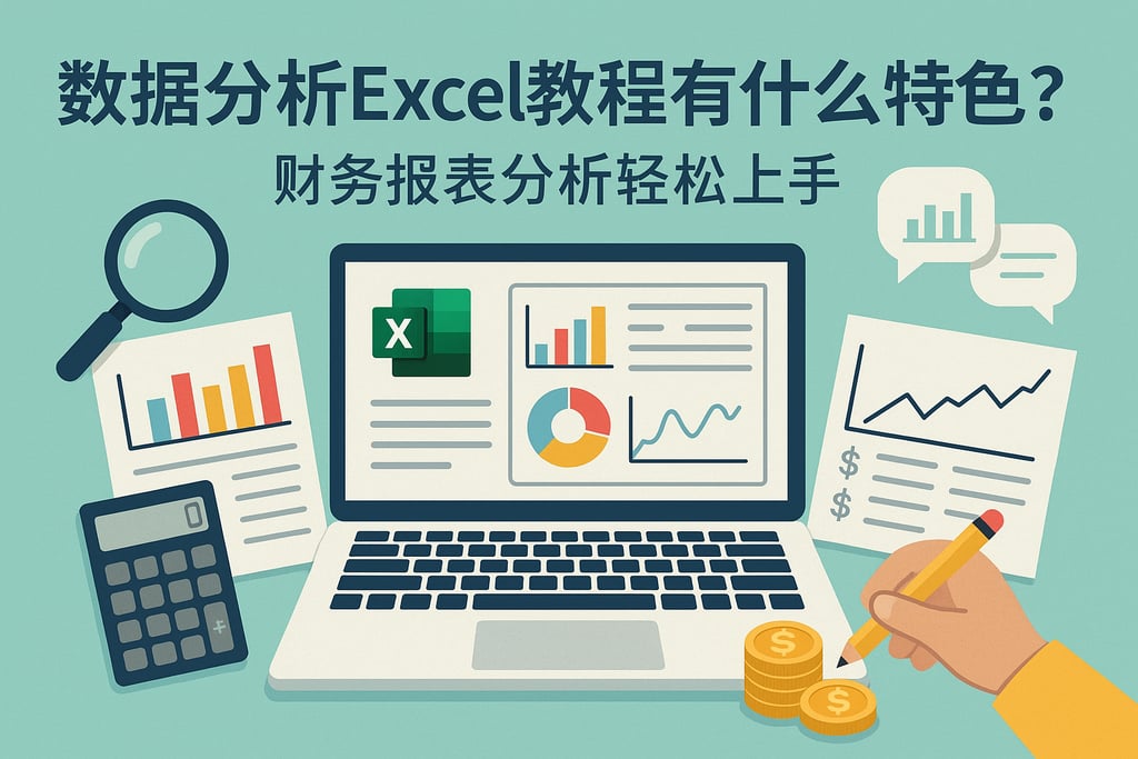数据分析Excel教程有什么特色？财务报表分析轻松上手