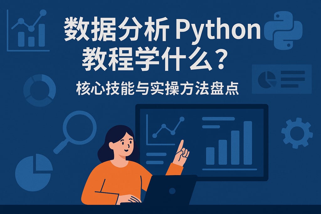 数据分析Python教程学什么？核心技能与实操方法盘点
