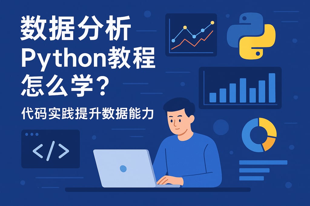 数据分析Python教程怎么学？代码实践提升数据能力