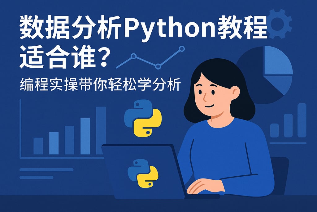 数据分析Python教程适合谁？编程实操带你轻松学分析