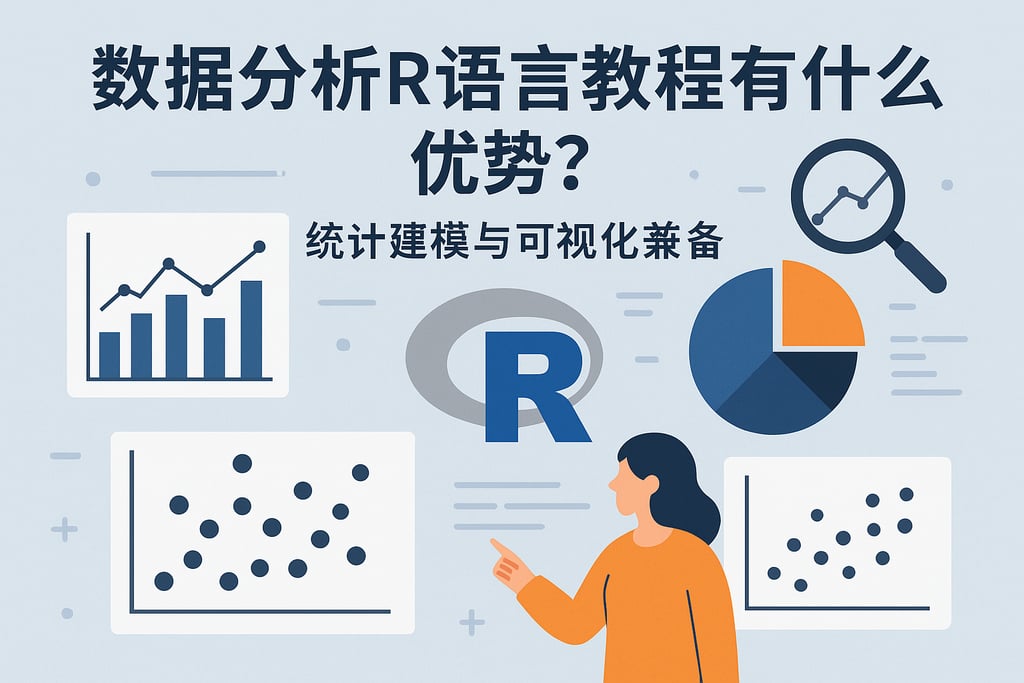 数据分析R语言教程有什么优势？统计建模与可视化兼备