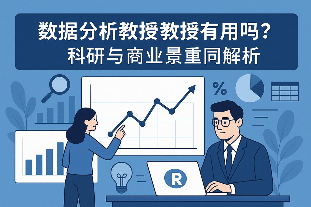 数据分析R语言教程有用吗？科研与商业场景双重解析