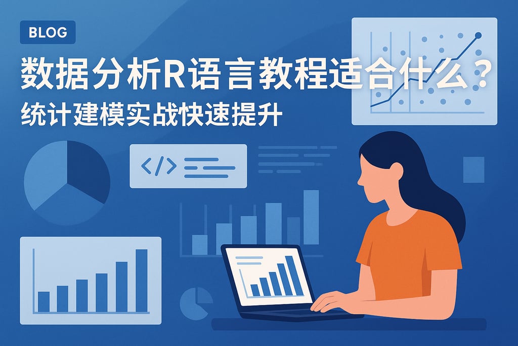 数据分析R语言教程适合什么人？统计建模实战快速提升