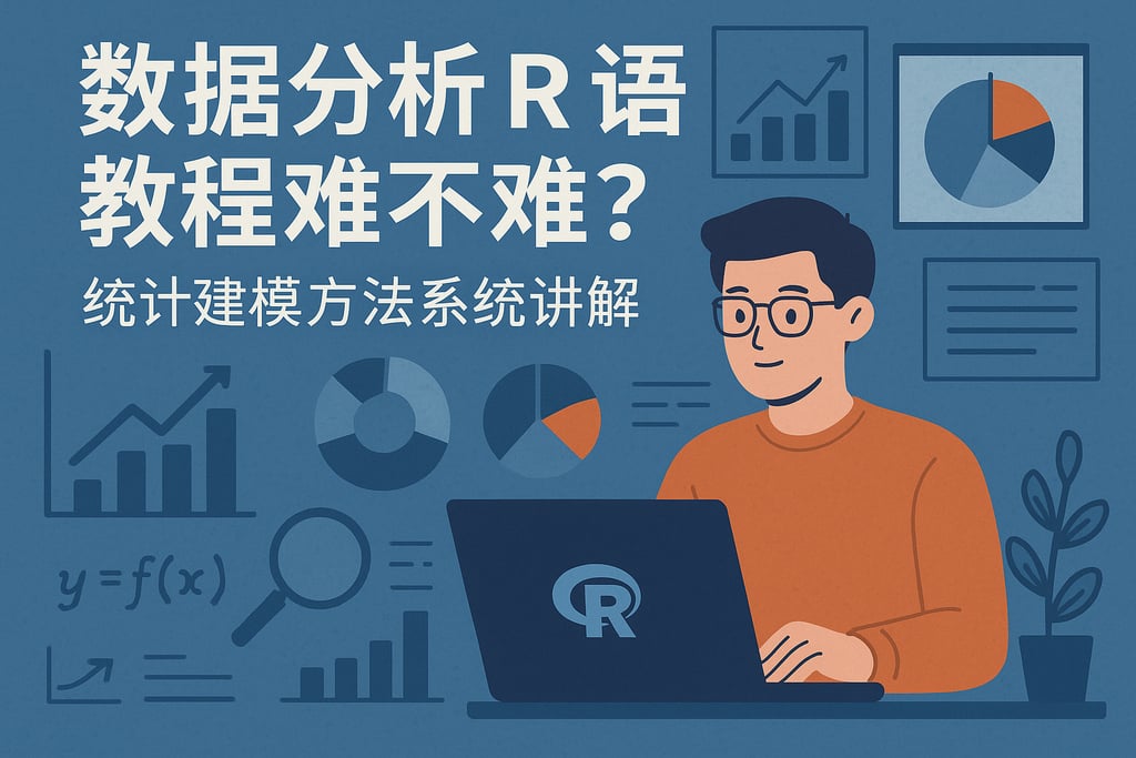 数据分析R语言教程难不难？统计建模方法系统讲解
