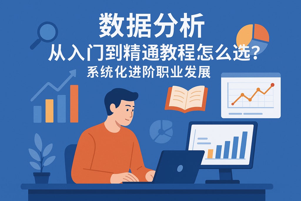 数据分析从入门到精通教程怎么选？系统化进阶职业发展