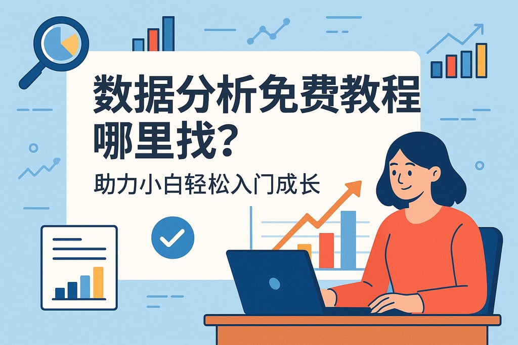 数据分析免费教程哪里找？助力小白轻松入门成长