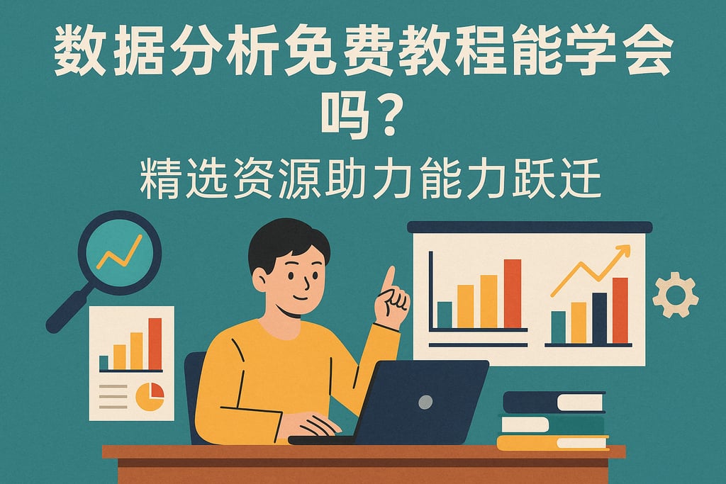 数据分析免费教程能学会吗？精选资源助力能力跃迁