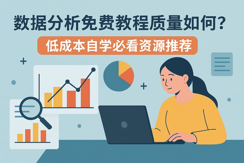 数据分析免费教程质量如何？低成本自学必看资源推荐
