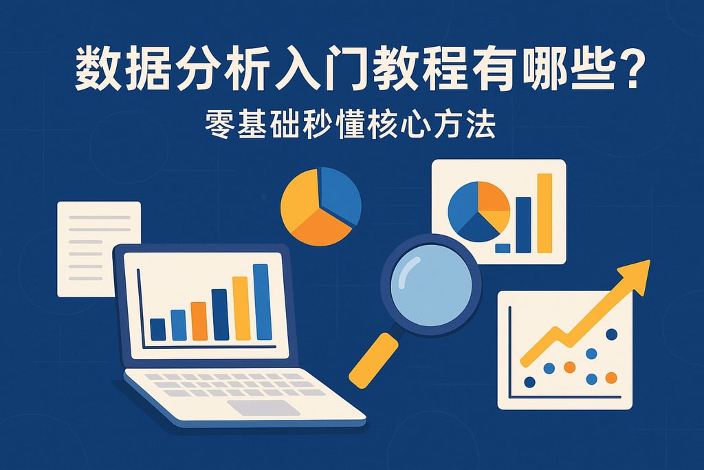 数据分析入门教程有哪些？零基础秒懂核心方法