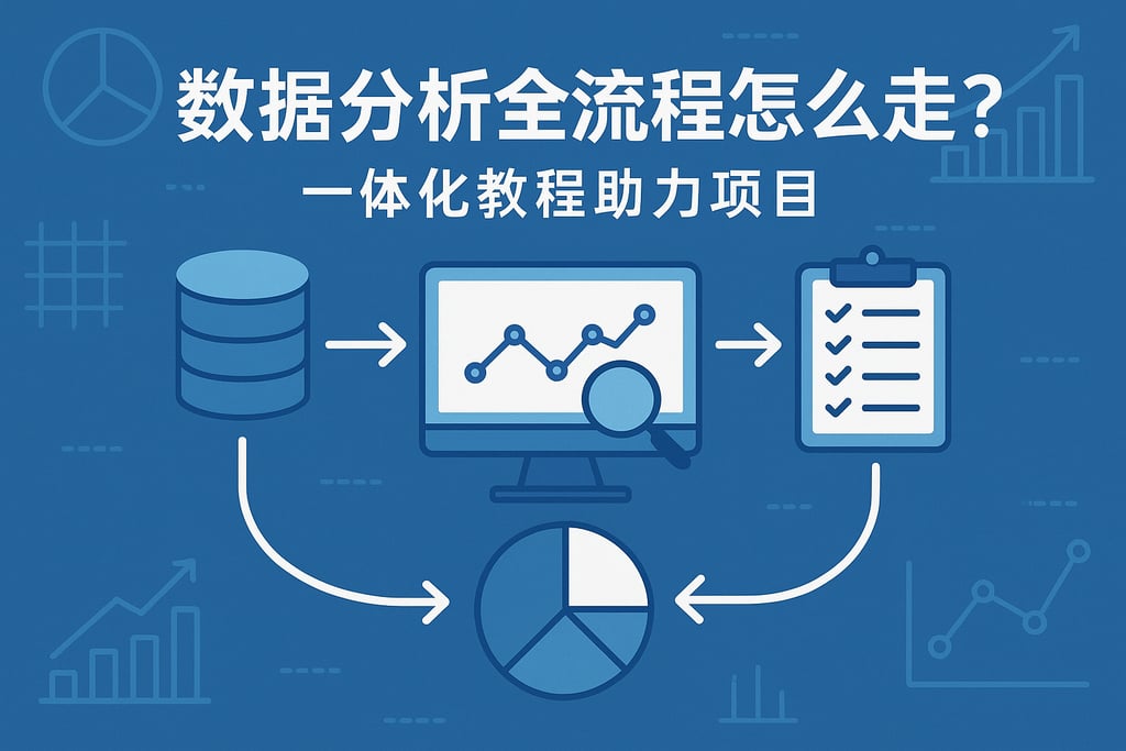 数据分析全流程怎么走？一体化教程助力项目