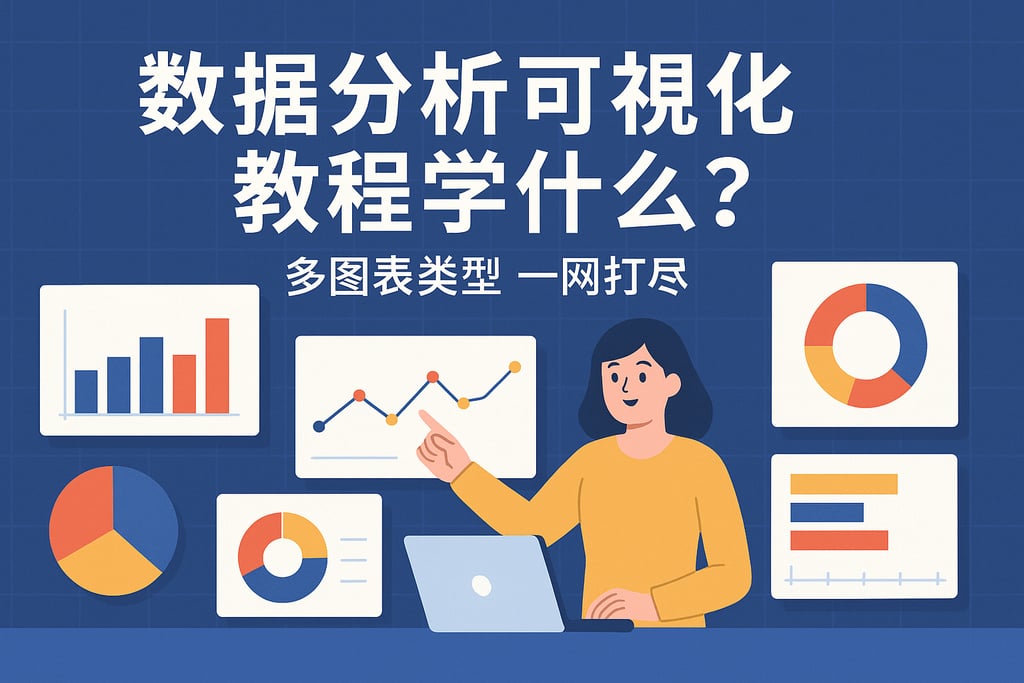 数据分析可视化教程学什么？多图表类型场景一网打尽