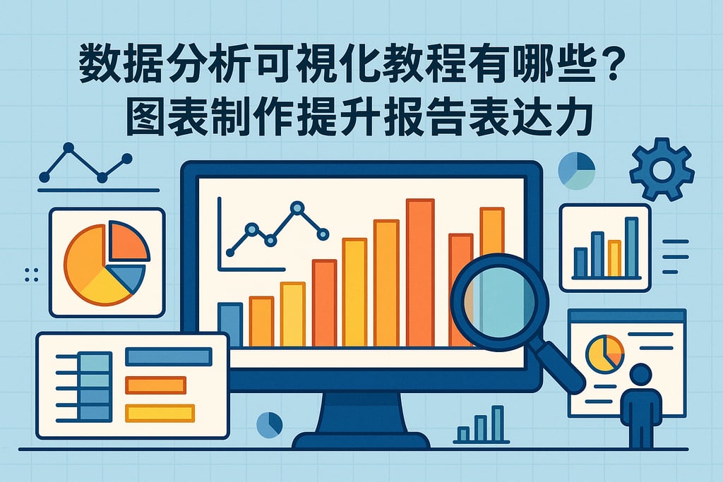 数据分析可视化教程有哪些？图表制作提升报告表达力