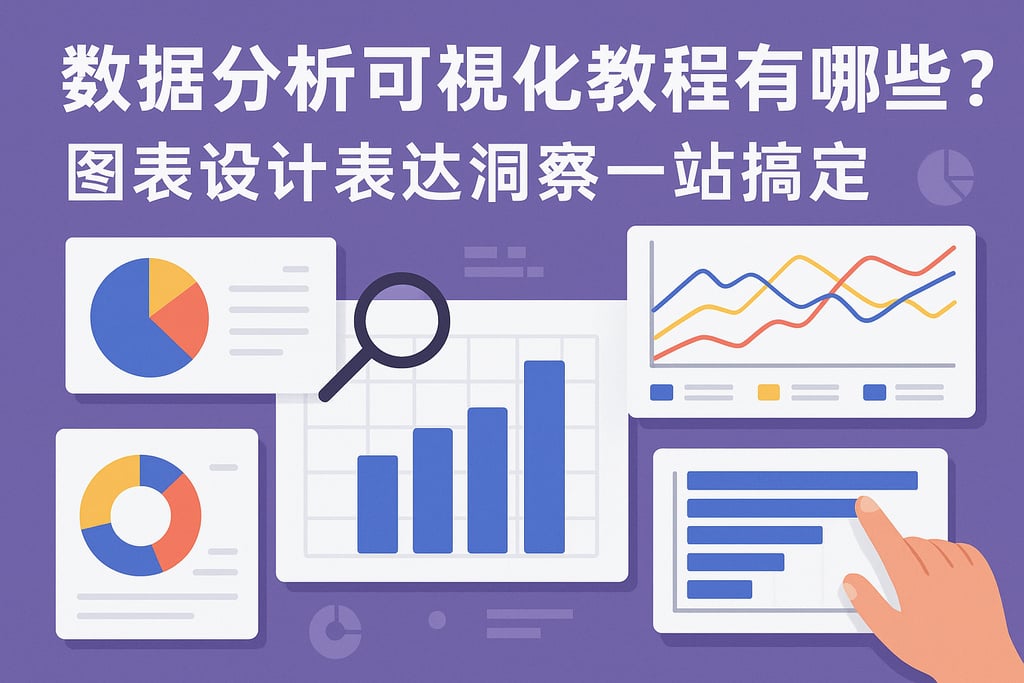 数据分析可视化教程有哪些？图表设计表达洞察一站搞定