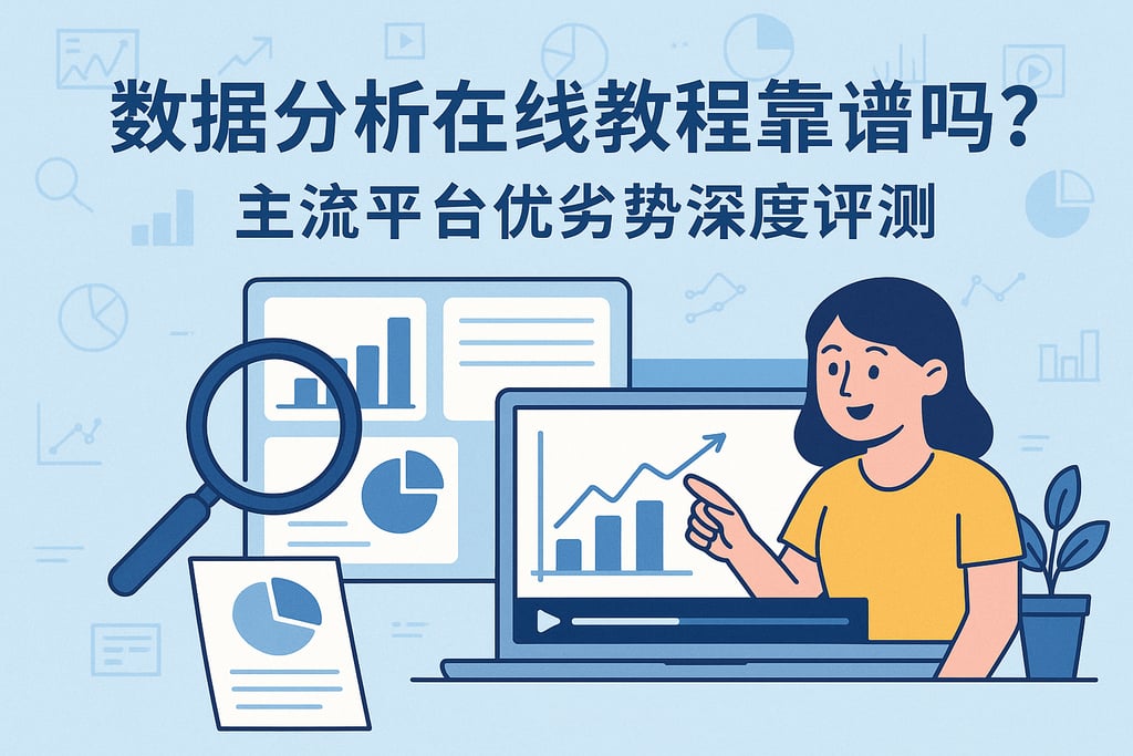 数据分析在线教程靠谱吗？主流平台优劣势深度评测