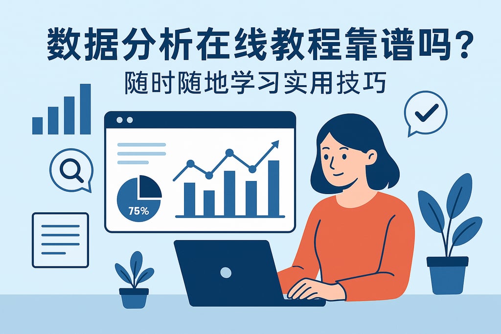 数据分析在线教程靠谱吗？随时随地学习实用技巧