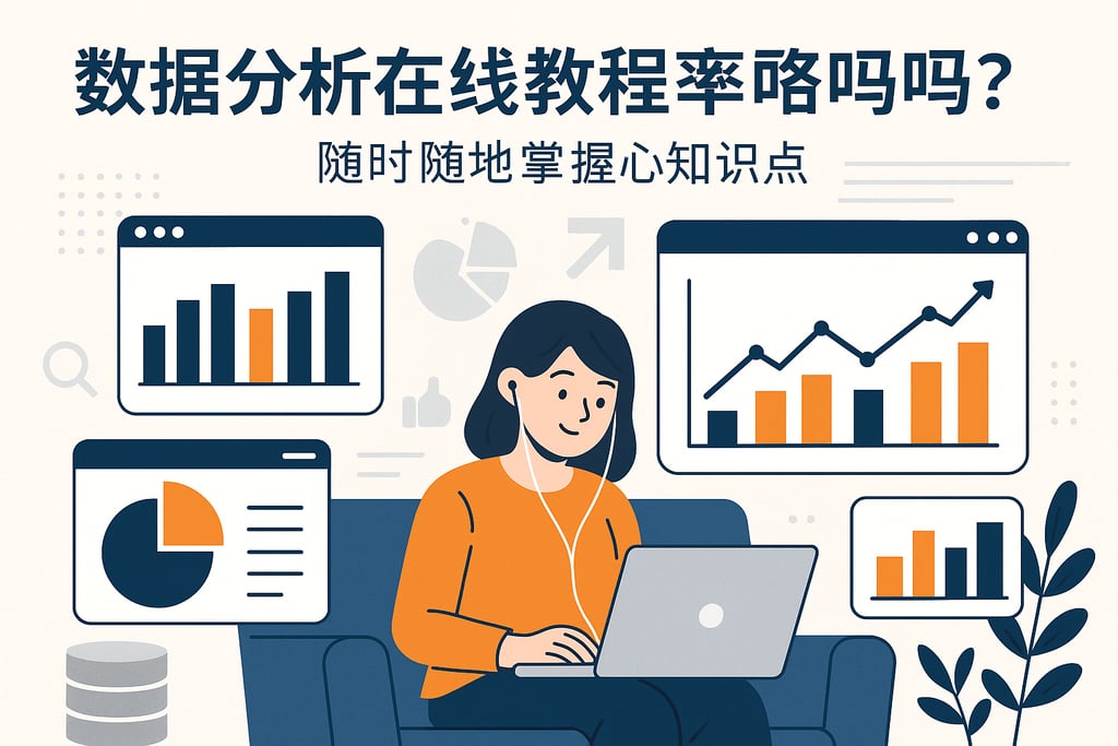 数据分析在线教程靠谱吗？随时随地掌握核心知识点
