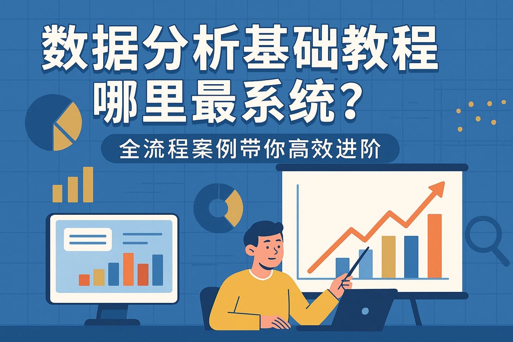 数据分析基础教程哪里最系统？全流程案例带你高效进阶