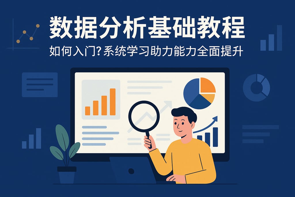 数据分析基础教程如何入门？系统学习助力能力全面提升