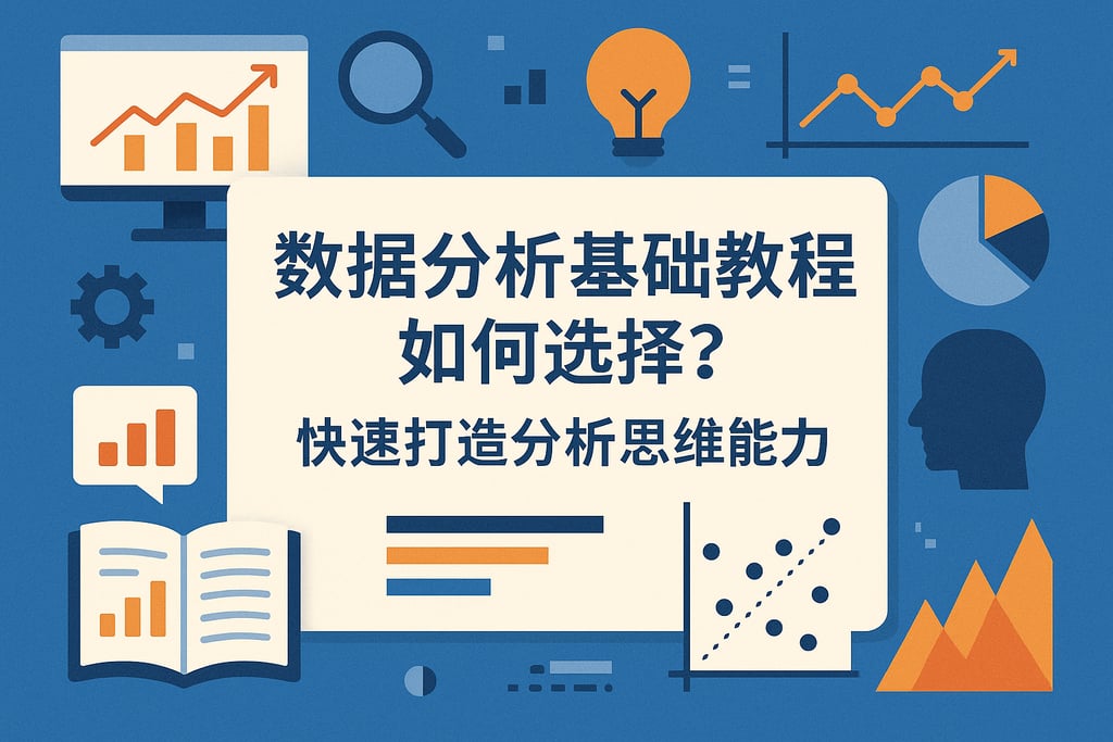 数据分析基础教程如何选择？快速打造分析思维能力