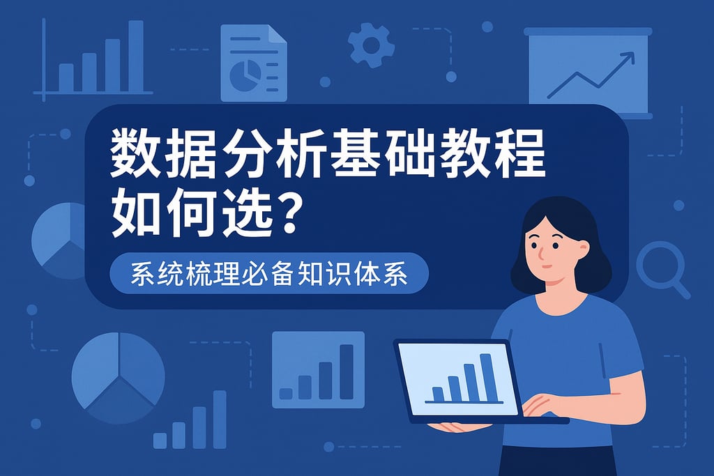 数据分析基础教程如何选？系统梳理必备知识体系