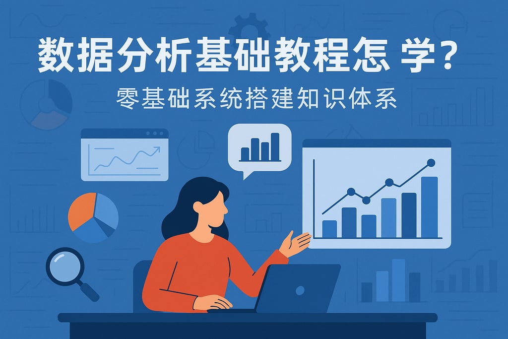 数据分析基础教程怎么学？零基础系统搭建知识体系