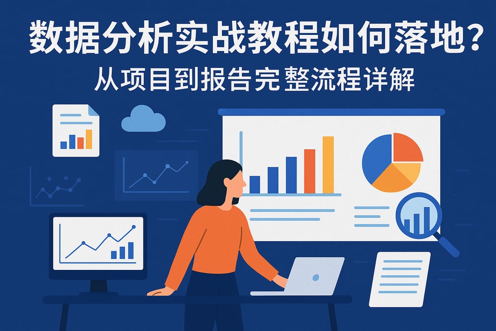 数据分析实战教程如何落地？从项目到报告完整流程详解