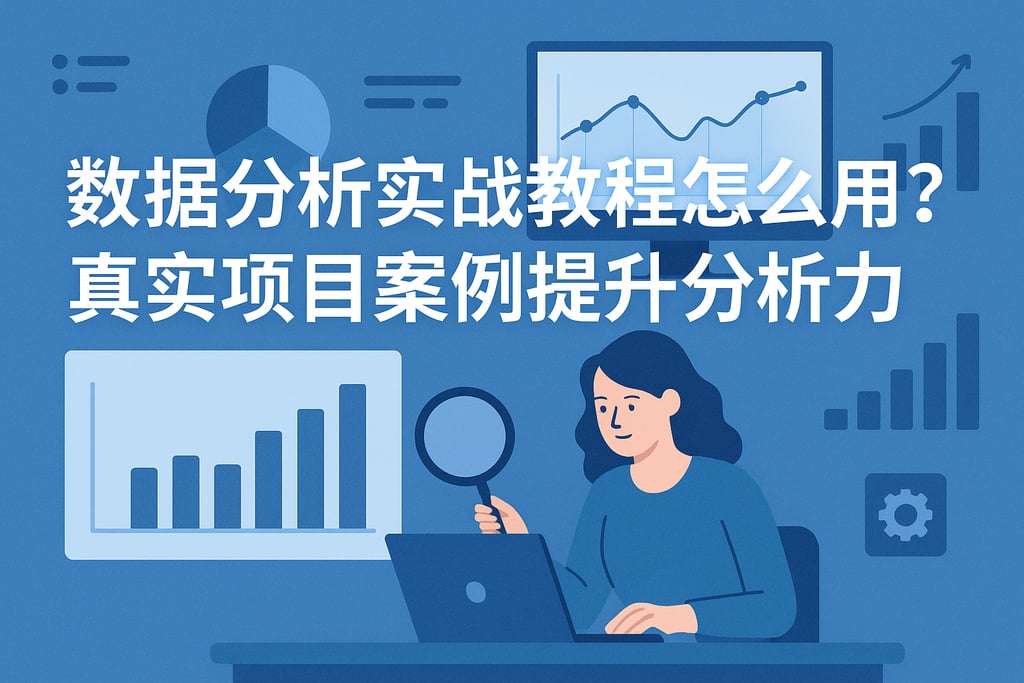 数据分析实战教程怎么用？真实项目案例提升分析力