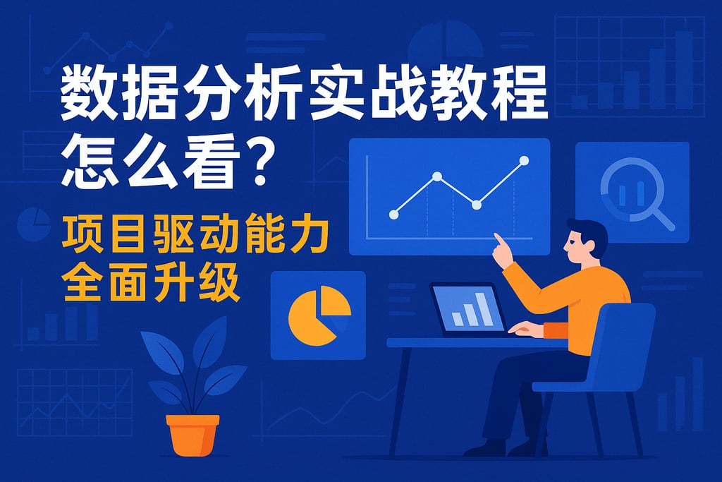 数据分析实战教程怎么看？项目驱动能力全面升级