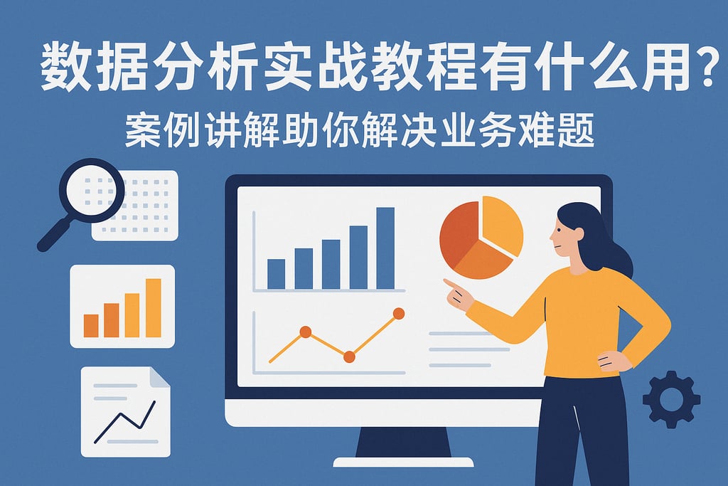 数据分析实战教程有什么用？案例讲解助你解决业务难题