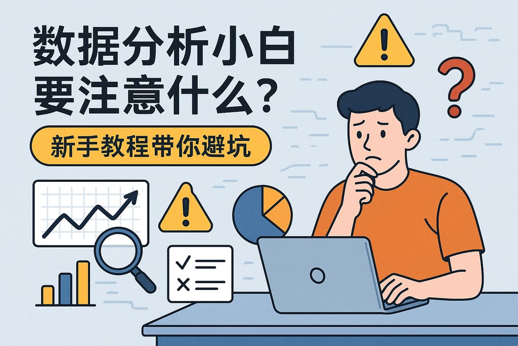 数据分析小白要注意什么？新手教程带你避坑