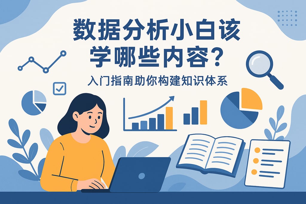 数据分析小白该学哪些内容？入门指南助你构建知识体系
