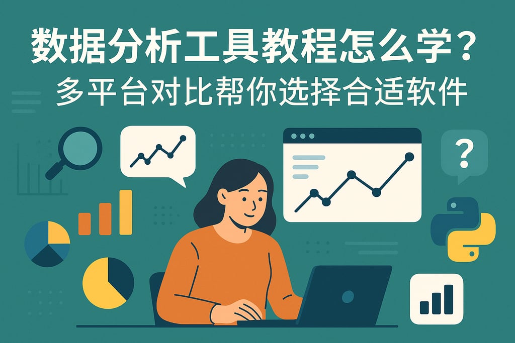 数据分析工具教程怎么学？多平台对比帮你选择合适软件