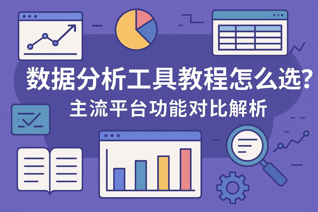 数据分析工具教程怎么选？主流平台功能对比解析